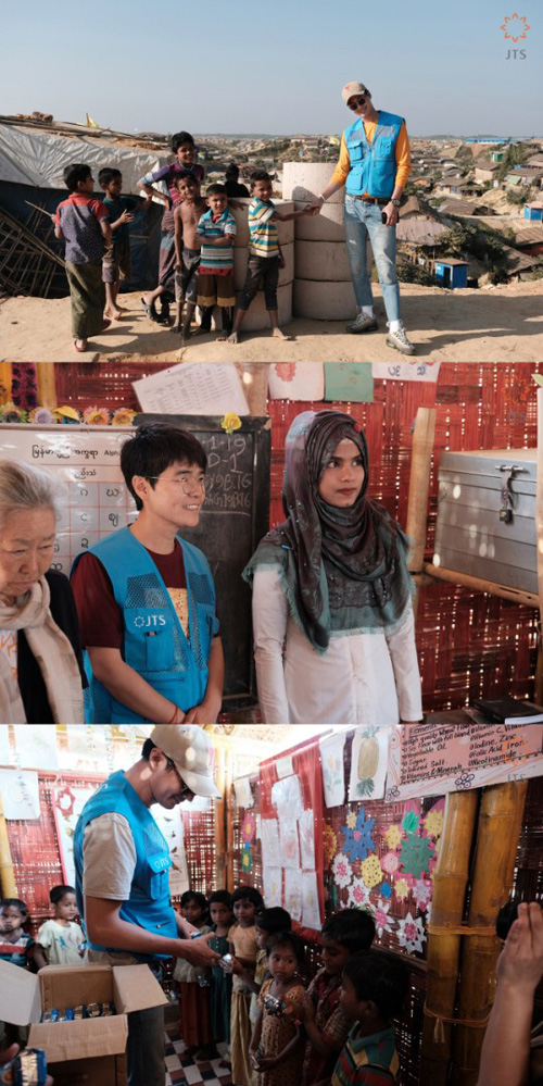 "뜻깊은 시간" 조인성, 법륜스님·노희경 작가와 국제구호활동 참여