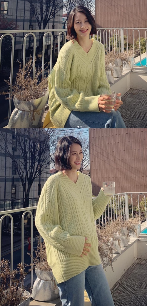 이현이, 둘째 임신 발표 "설레는 마음으로 아이 기다려"[★SNS]