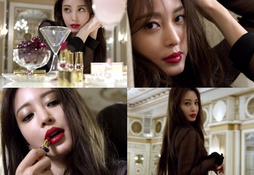 한예슬, '범접불가' 아우라 발산한 레드 립으로 매력 폭발(화보)