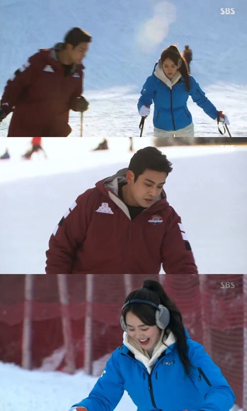 '강남스캔들' 임윤호♥신고은, 더 가까워졌다…스키장에서 '달달' 데이트