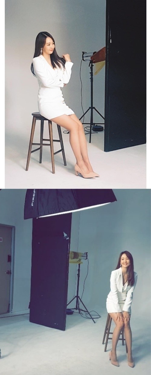 '다이어트 성공' 오정연, 밀착 의상에도 군살 없는 몸매