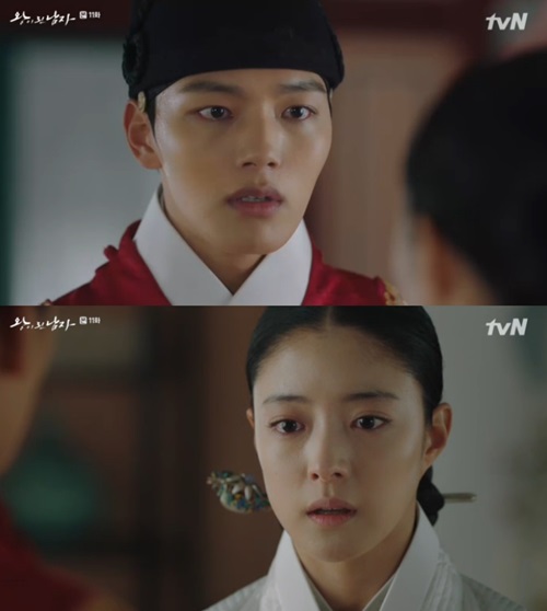 '왕이 된 남자' 이세영, 궁 떠나려 한다…여진구도 진짜 왕 죽음 알았다