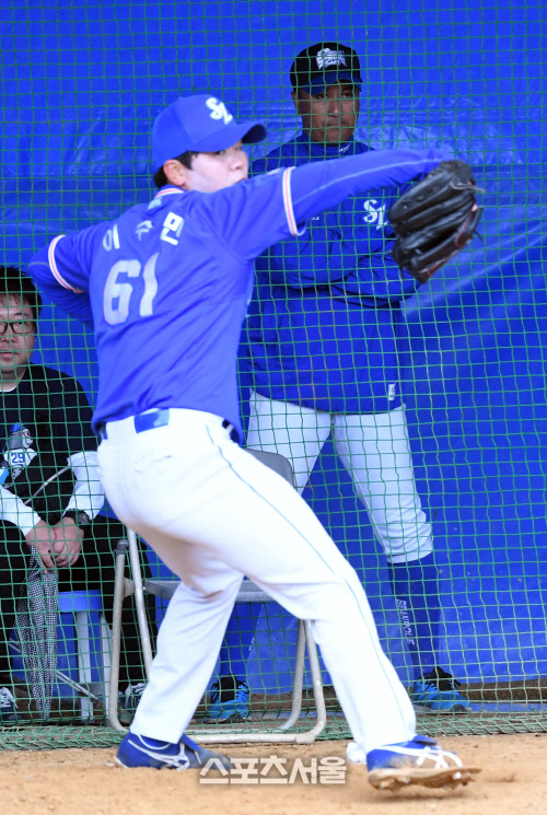 이수민, 불펜피칭 [포토]