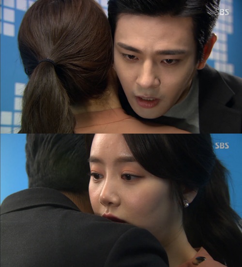 '강남스캔들' 임윤호, 황보미 피해 비상구서 신고은과 포옹