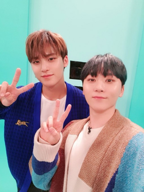 "'전참시' 잘 보셨나요?" 세븐틴 승관X민규, 촬영 인증샷 공개 '훈훈 비주얼'