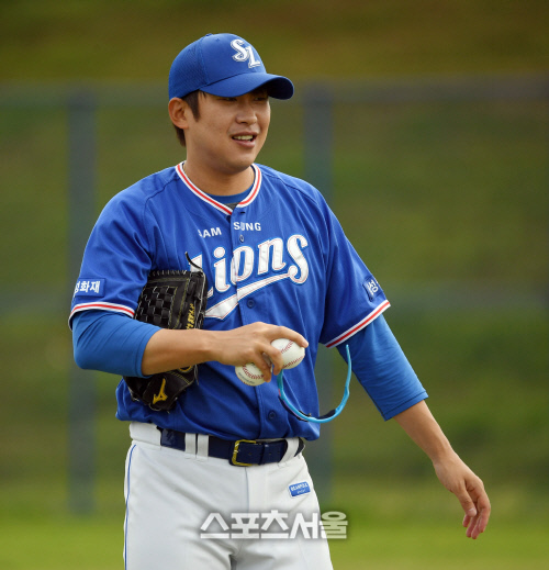 윤성환, 분위기 좋아요 [포토]