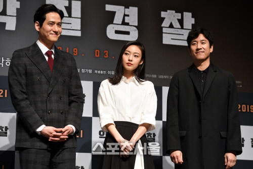 [포토] 박해준-전소니-이선균, 기대되는 '악질경찰' 주역들