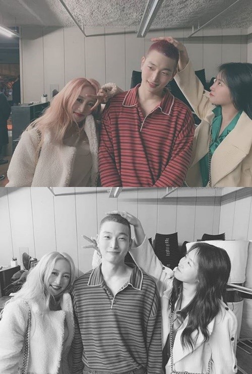 소유X니콜, 입대 앞둔 정진운 삭발 모습 공개 "잘 다녀와"[★SNS]