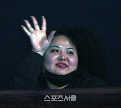 [포토] 홍선영, '동생 홍진영 응원 왔어요'