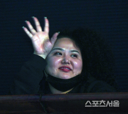 [포토] 홍선영, \'동생 홍진영 응원 왔어요\'