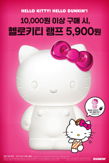 [주말&푸드] 던킨도너츠, ‘헬로키티 램프 프로모션’ 실시 外