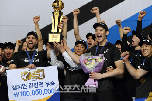 현대캐피탈 우승! [포토]