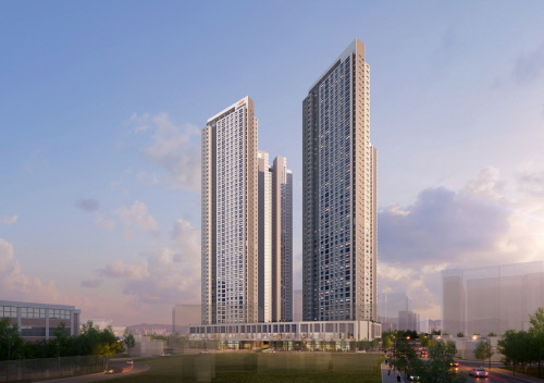 e편한세상 일산 어반스카이 투시도