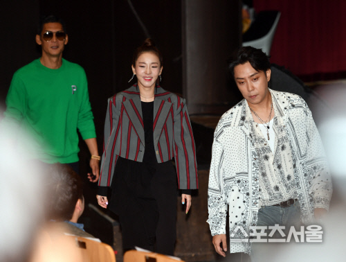 \'STAGE K\' 입장하는 은지원, 산다라박, 박준형[포토]