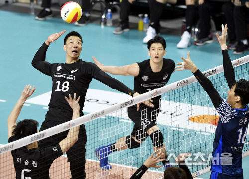 [포토] 현대캐피탈 신영석, 챔프전이 코 앞이다!