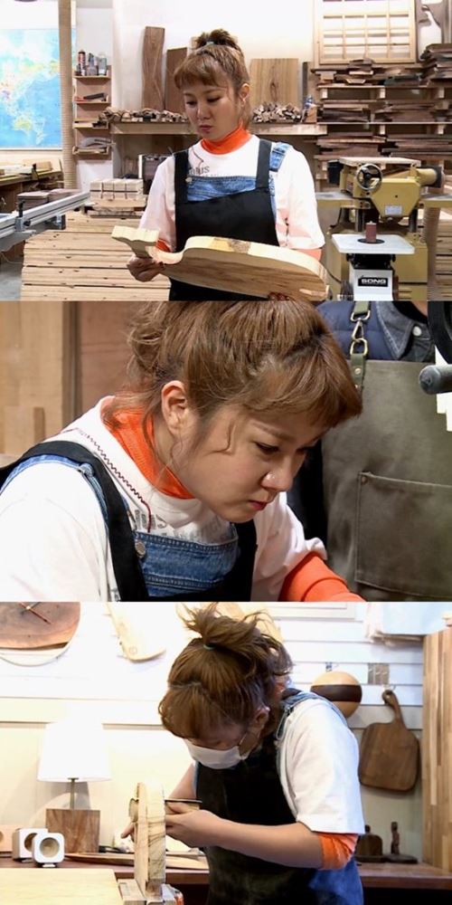 '나혼자산다' 박나래, 목공 DIY 클래스 도전 "근육 열일"