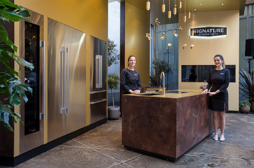 삼성·LG전자, 밀라노서 디자인 강조한 프리미엄 빌트인 가전 선봬