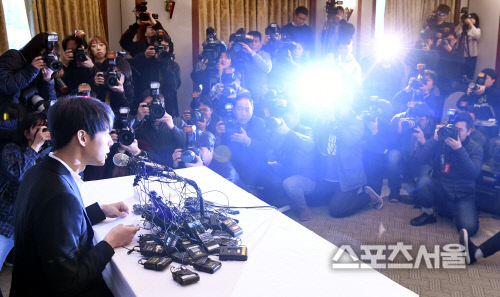 [포토] 박유천, 황하나의 협박에 시달렸다...