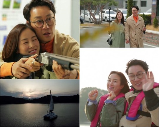 이휘재♥문정원, 다시 떠난 신혼여행…백허그→요트까지 '꿀 뚝뚝'