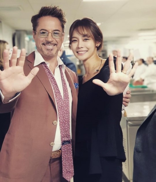 안현모, '어벤져스4' 로다주와 다정 인증샷 "고마워요 아이언맨"[★SNS]