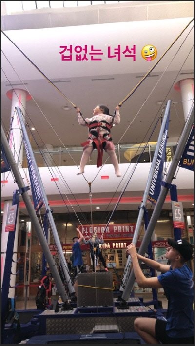 '한혜진♥기성용' 딸 시온 양 근황 공개…"겁 없는 아이"[★SNS]