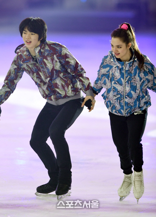 차준환과 메드베데바, 아이스 판타지아 2019' 리허설[포토]