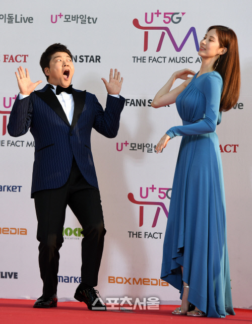 [포토] 전현무-서현, 아테네 여신에 놀란 야수