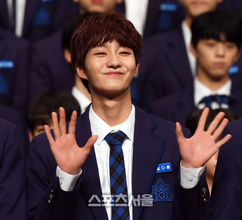 [포토] \'프로듀스 X 101\' 임다훈, 귀여움 가득
