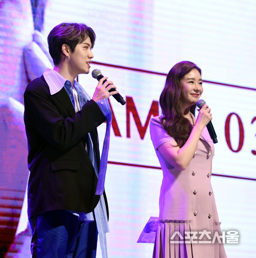 [포토] 김동한 컴백, 공서영 아나와 함께~