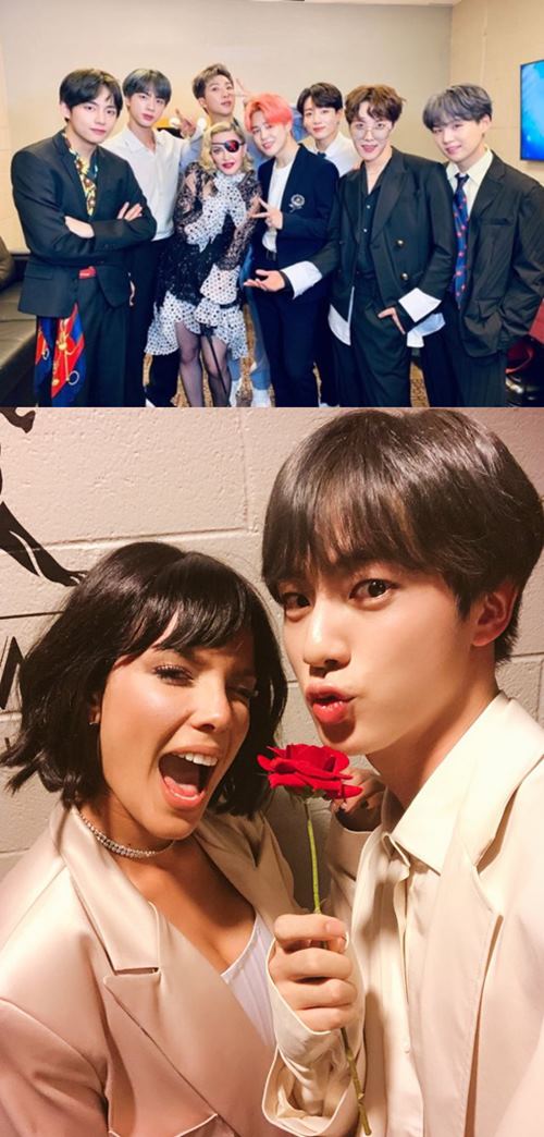 "마돈나→할시"…방탄소년단, '빌보드' 인증샷 모음[★SNS]