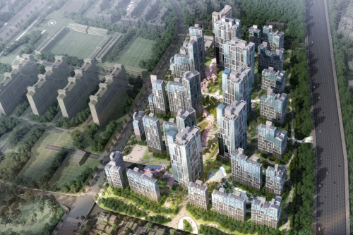 과천자이 조감도