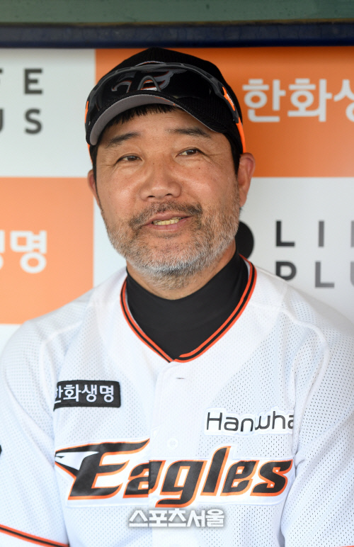 [포토]키움과의 주중 홈 3연전 앞둔 한화 한용덕 감독