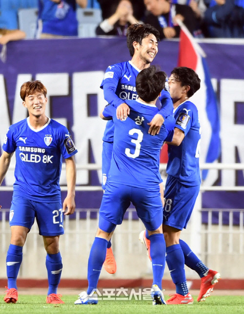 수원 한의권, 승리 마침표 꾹! [포토]