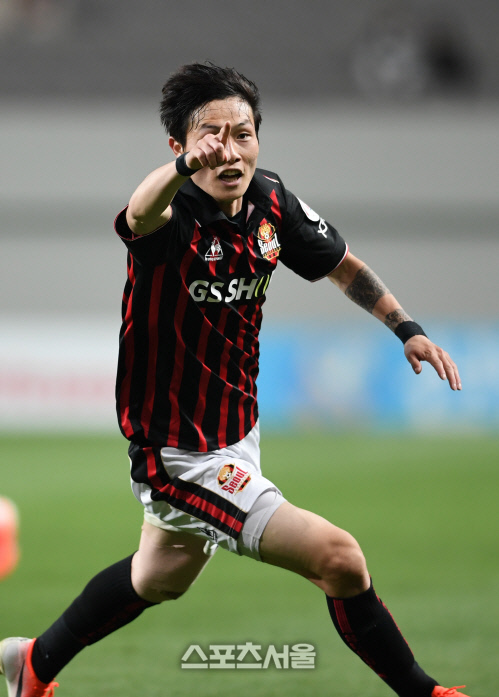 [포토]FC서울 박동진, 성남과의 홈경기 선제골
