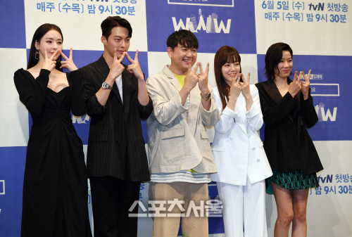 [포토]'검색어를 입력하세요 WWW' 제작발표회, 다함께 W