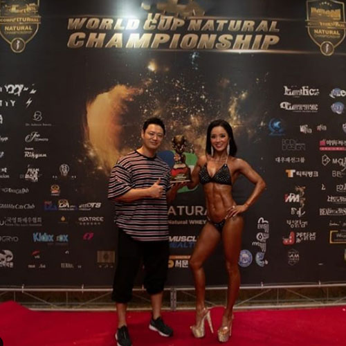 최은주, 양치승 관장과 '세계 대회 2위' 인증샷 [★SNS]