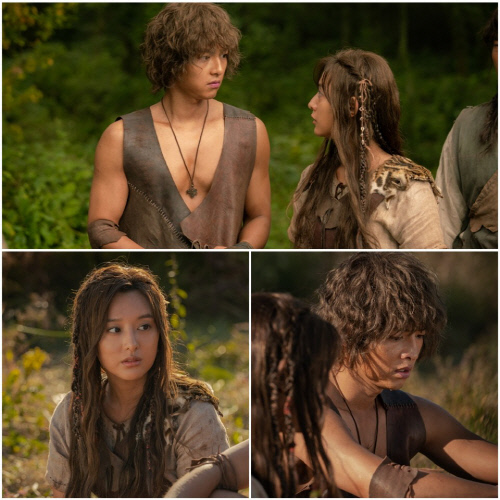 '아스달 연대기' 송중기X김지원, 아련함 최고조…눈빛이 다했네