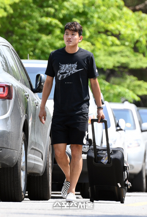 [포토]호주-이란 연이은 평가전 앞두고 소집된 홍철