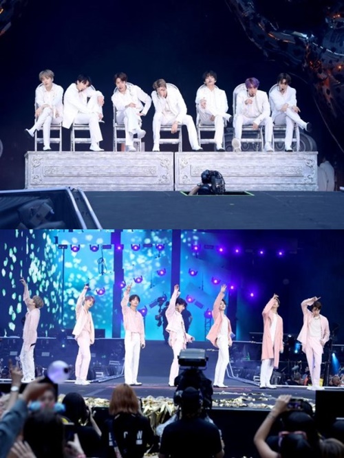 '또 새 역사' 방탄소년단, 英 웸블리 공연 성료 "가슴 벅차고 행복"