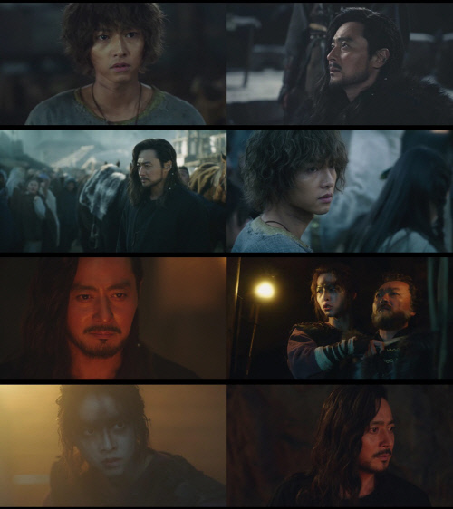 '아스달 연대기' 송중기vs장동건, 칼 겨누다! "카리스마 충돌"