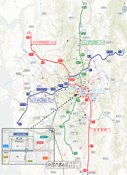 코엑스-잠실 잇는 강남권 광역복합환승센터 들어선다