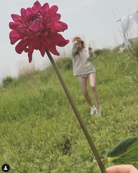 '댄싱퀸' 현아, 초원 위 꽃 옆에서 자유로운 댄스[★SNS]