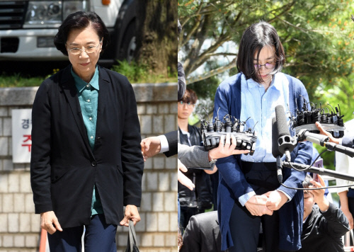 '해외 명품 밀수' 이명희·조현아 모녀, 집행유예로 구속 면해