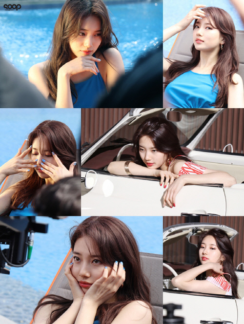 수지, 청량한 무결점 미모 담은 비하인드 컷 공개