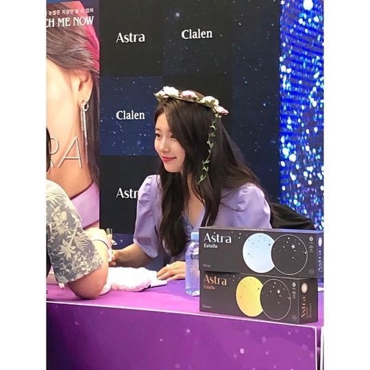 "실물은 이런 느낌?" 수지, 압도적인 미모 눈길