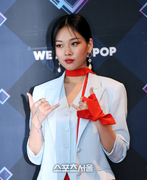 [포토] 비비, 강렬한 레드