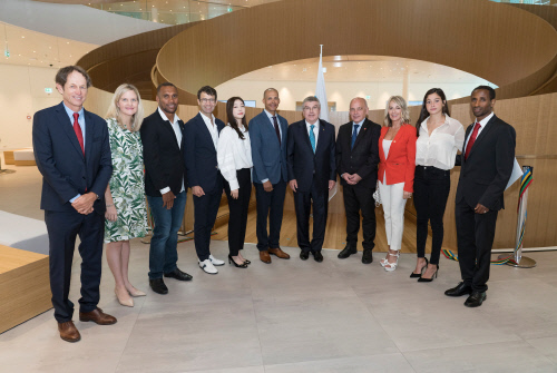 김연아, IOC 새 본부 '올림픽하우스' 개관식 참석