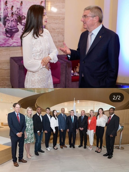 김연아, IOC 창립 125주년 '올림픽 하우스' 개관식 참석…선수 중 최연소