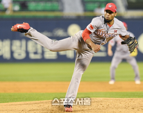 '157.1km' SK 앙헬 산체스, 6월 마지막 주 KBO리그 최고 구속