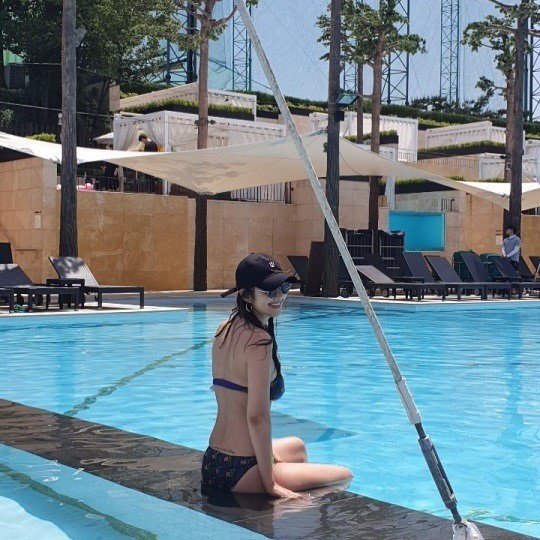 "아이 둘 엄마 맞아?" 김빈우, 8kg 감량 후 얻은 완벽 비키니 자태